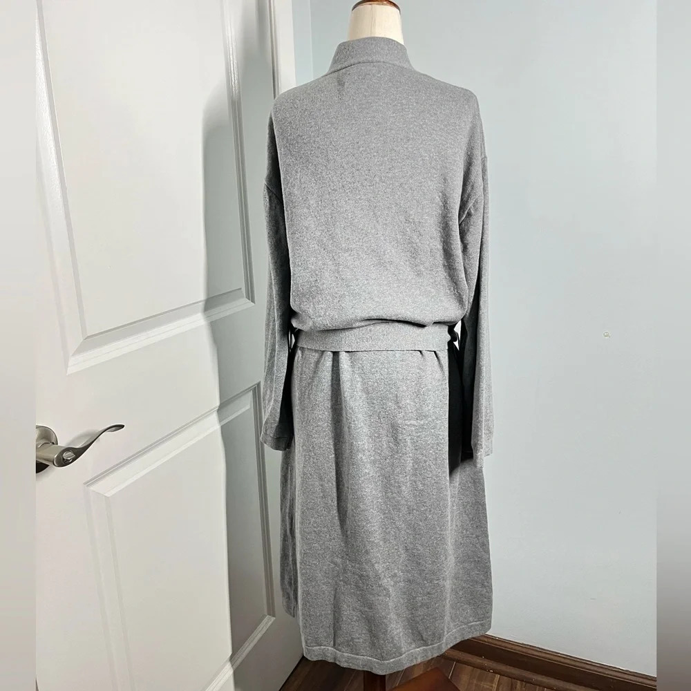 M.I.L.A long belted cashmere blend sweater coat size S - Picture 9 of 13